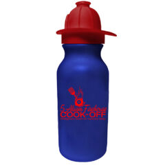 Value Cycle Bottle with Fireman Helmet Push ‘n Pull Cap – 20 oz - 67800-blue_1