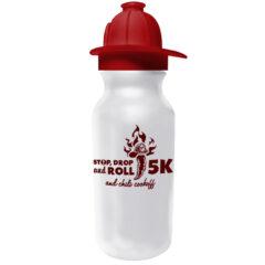 Value Cycle Bottle with Fireman Helmet Push ‘n Pull Cap – 20 oz - 67800-frosted_1