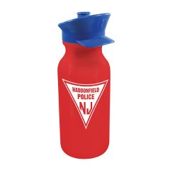 Value Cycle Bottle with Police Hat Push ‘n Pull Cap – 20 oz - 67900_Red _Blue