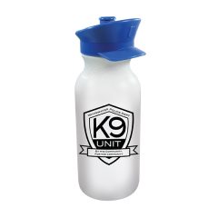 Value Cycle Bottle with Police Hat Push ‘n Pull Cap – 20 oz - 67900_White