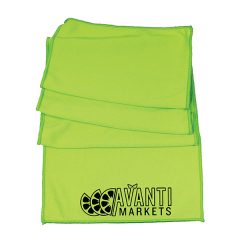 Cooling Towel and 17 oz Tritan Bottle - 68007_lime_greent