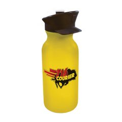 Value Cycle Bottle with Police Hat Push ‘n Pull Cap – 20 oz - 80-67000_-yellow_Brown