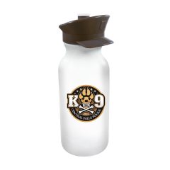 Value Cycle Bottle with Police Hat Push ‘n Pull Cap – 20 oz - 80-67000_White_Brown