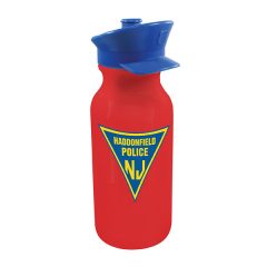 Value Cycle Bottle with Police Hat Push ‘n Pull Cap – 20 oz - 80-67900_Red