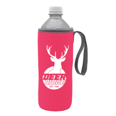 Water Bottle Caddy with Carry Strap - bottlecaddyhotpink