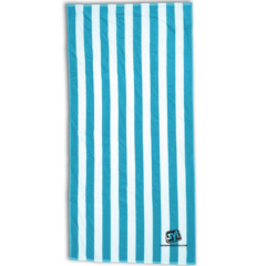 Turkish Signature Basic Weight Cabana Stripe Beach Towel - cabanastripeturquoise