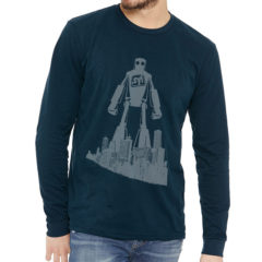 Next Level Unisex Sueded Long Sleeve Crew - 6807_fl