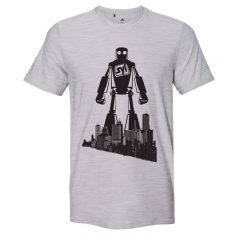 Adidas Tech Tee - Adidas_A372_Mid_Grey_Heather_Front_High