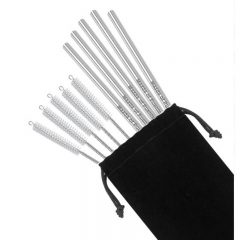 Stainless Steel Straw 5 Pack with Pipe Cleaner Brushes - Capture