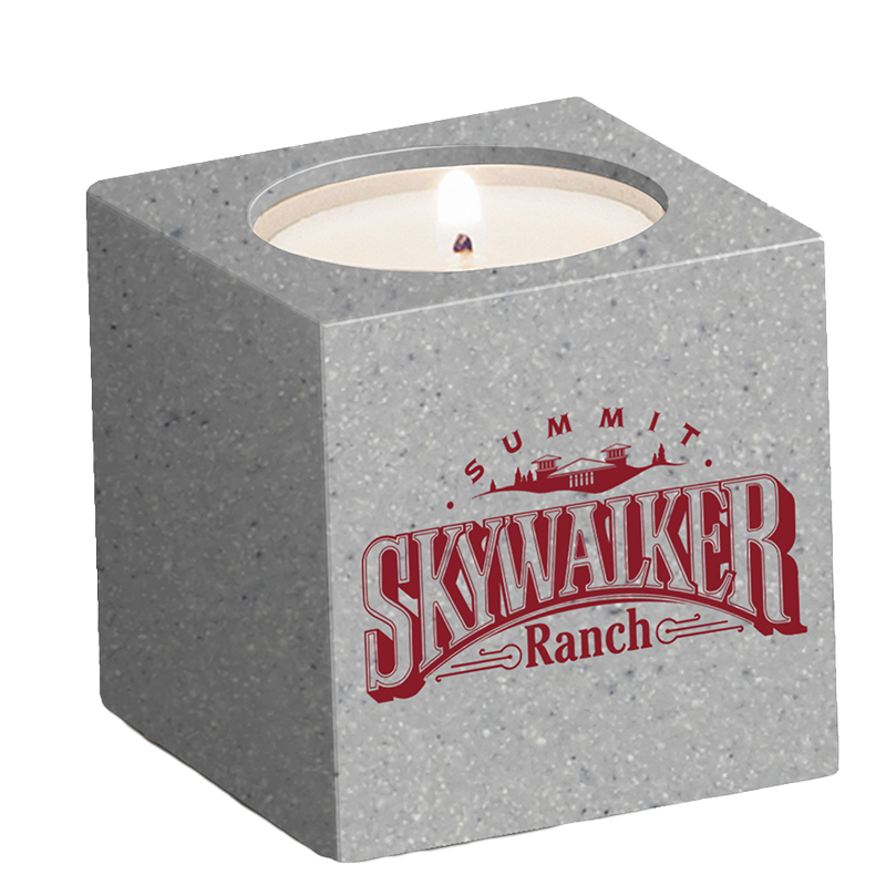 Stone Cube Candle Holder - CubeCandleHolder
