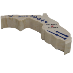 Stone State Shaped Paperweight - Florida