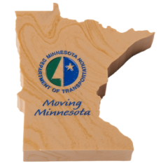 Stone State Shaped Paperweight - Minnesota