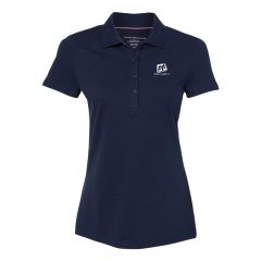 Tommy Hilfiger Women’s Classic Fit Ivy Pique Sport Shirt - Tommy_Hilfiger_13H4534_Navy_Blazer_Front_High