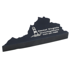 Stone State Shaped Paperweight - Virginia