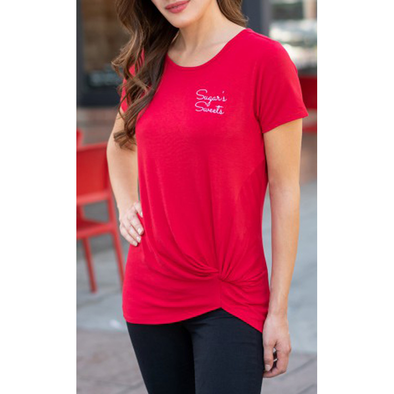 Aria Women’s Twist Front Top - lb004_lb004_lifestyle_2_slide