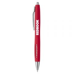 Magnolia Soft Touch Ballpoint Pen - pb9704-red