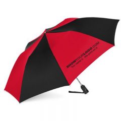 ShedRain® Auto Open Compact Umbrella - BlackRed