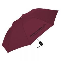 ShedRain® Auto Open Compact Umbrella - Burgundy