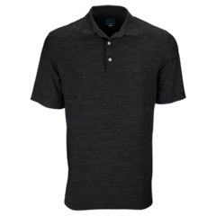 Greg Norman Play Dry® Heather Solid Polo - GNS9K477_Black_Heather_front