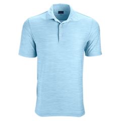 Greg Norman Play Dry® Heather Solid Polo - GNS9K477_Blue_Mist_Heather_front