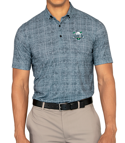 Greg Norman Play Dry® Seaport Polo - GNS9K513_Aurora_Blue_silo_logo