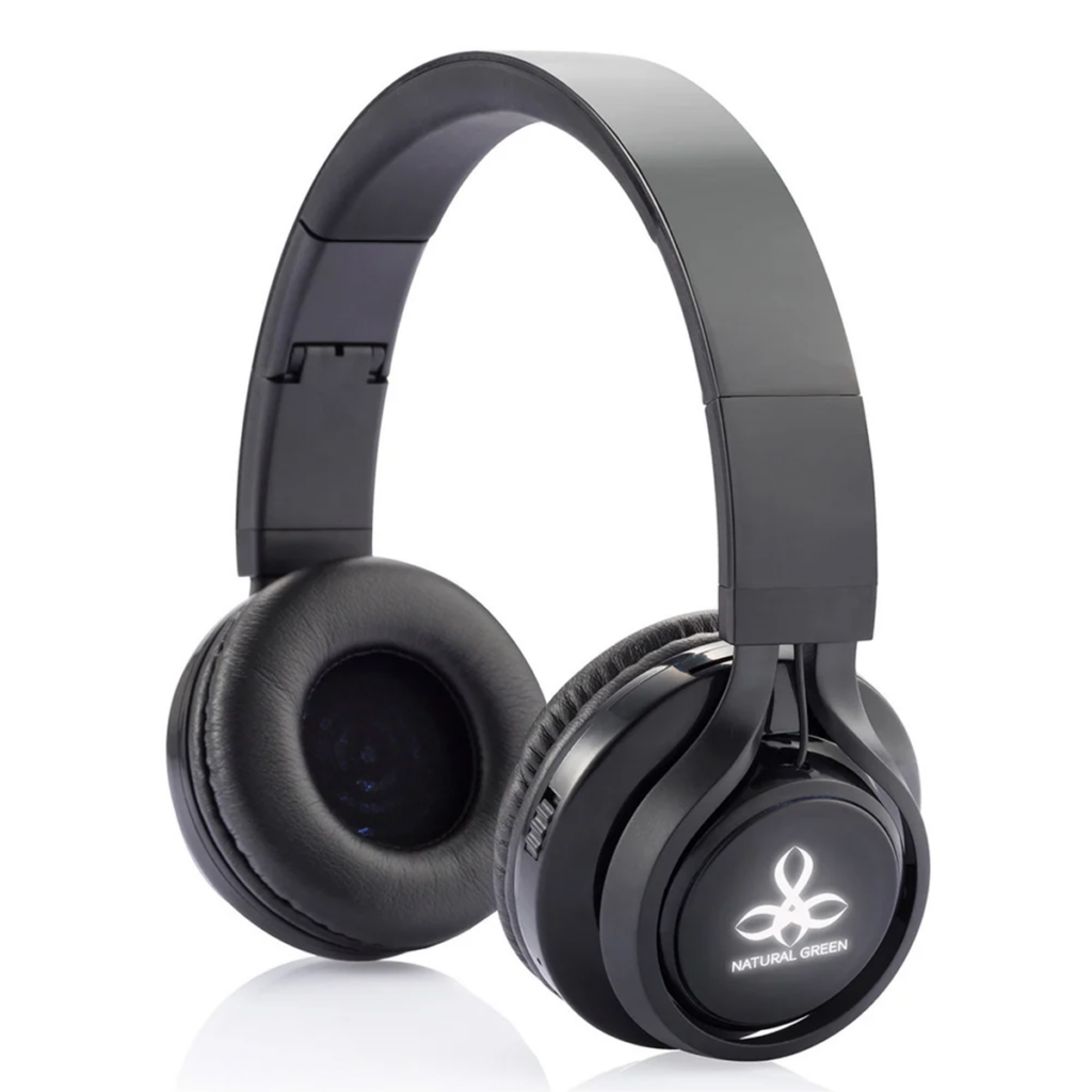 Light Up Your Logo Wireless Headset - Light Up Your Logo Wireless Headset 8211 Black
