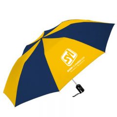 ShedRain® Auto Open Compact Umbrella - NavyGold