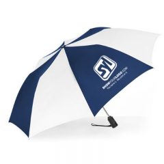 ShedRain® Auto Open Compact Umbrella - NavyWhite