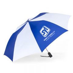 ShedRain® Auto Open Compact Umbrella - RoyalWhite