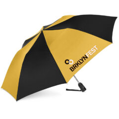 ShedRain® Auto Open Compact Umbrella - Shed Rain_sup_reg-__sup_ Auto Open Compact_Black_Gold