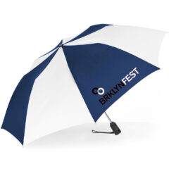 ShedRain® Auto Open Compact Umbrella - Shed Rain_sup_reg-__sup_ Auto Open Compact_Navy Blue_White
