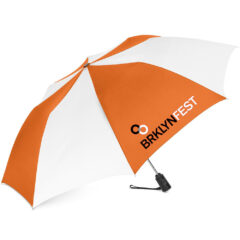ShedRain® Auto Open Compact Umbrella - Shed Rain_sup_reg-__sup_ Auto Open Compact_Orange_White