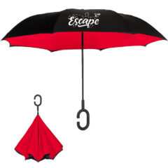 ShedRain® Unbelievabrella™ Umbrella - Shed Rain_sup_reg-__sup_ UnbelievaBrella_sup___sup_ Solids_Black_Red