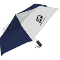 ShedRain® Windjammer® Vented Auto Open Compact Umbrella - Shed Rain_sup_reg-__sup_ Windjammer_sup_reg-__sup_ Vented Auto Open Compact_Navy Blue_White