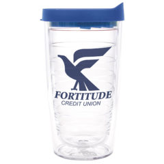 Tervis® Classic Tumbler – 16 oz - clear tumbler blue