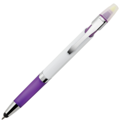 Cynthia 3-In-1 Highlighter Pen - cynthiapurple