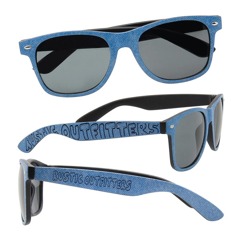 Denim Print Sunglasses - denimblue