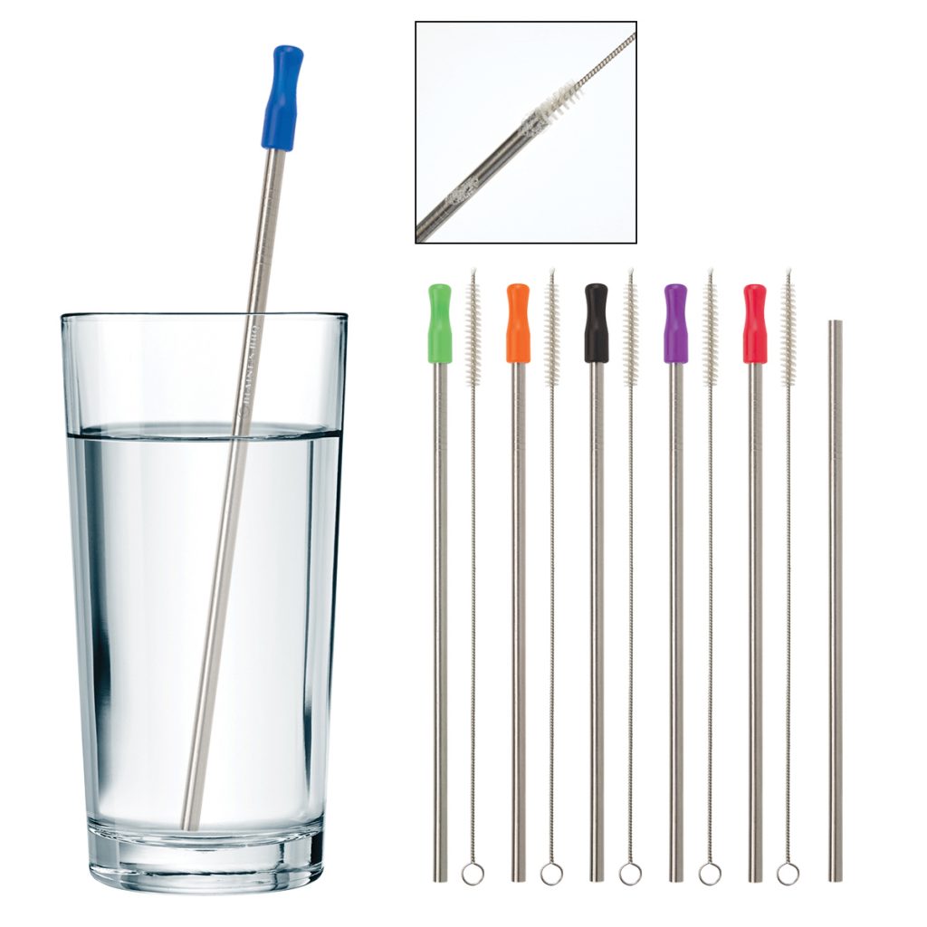 Stainless Steel Straw with Cleaning Brush - 5202_group