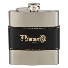 McCoy Flask – 6 oz - 5400_SILBLK_Silkscreen