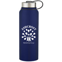 Invigorate Stainless Steel Bottle – 40 oz - 5711_NAV_Silkscreen