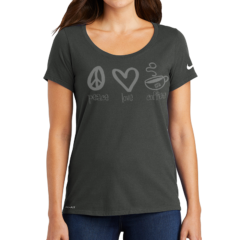 Nike Ladies Dri-FIT Cotton/Poly Scoop Neck Tee