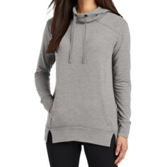 OGIO® Ladies Luuma Pullover Fleece Hoodie - 9514-PetrolGHt-1-LOG810PetrolGHtModelFront3-1200W