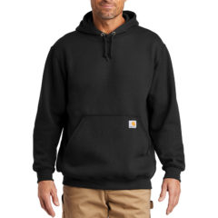 Carhartt® Midweight Hooded Sweatshirt - 9600-Black-1-CTK121BlackModelFront-1200W