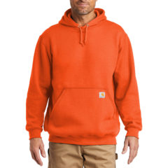 Carhartt® Midweight Hooded Sweatshirt - 9600-BriteOrng-1-CTK121BriteOrngModelFront-1200W