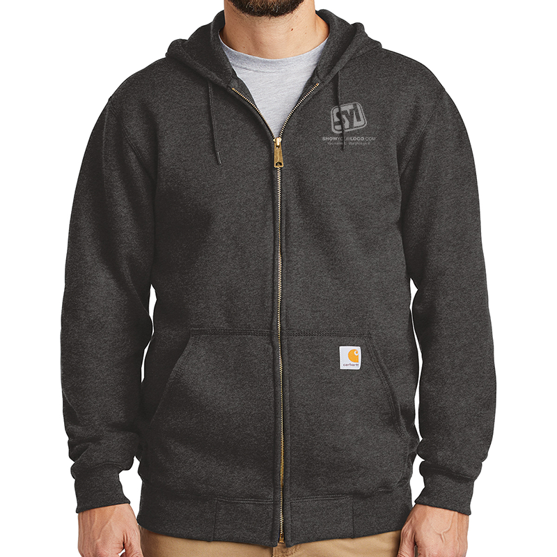 Carhartt ® Midweight Hooded Zip-Front Sweatshirt - Show Your Logo