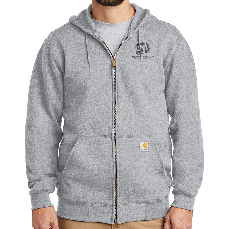 Carhartt ® Midweight Hooded Zip-Front Sweatshirt - Show Your Logo