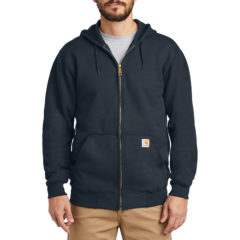 Carhartt® Midweight Hooded Zip-Front Sweatshirt - 9601-Newnavy-1-CTK122NewnavyModelFront-1200W