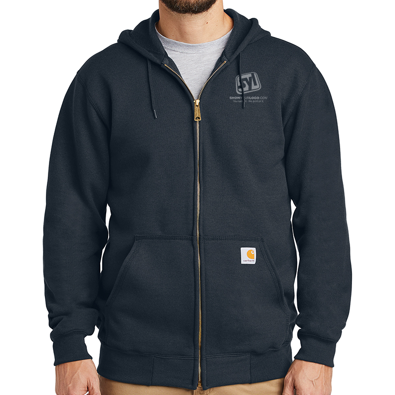 Carhartt ® Midweight Hooded Zip-Front Sweatshirt - Show Your Logo