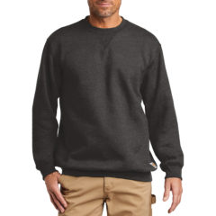 Carhartt® Midweight Crewneck Sweatshirt - 9603-CarbonHeather-1-CTK124CarbonHeatherModelFront-1200W