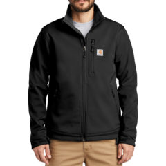 Carhartt® Crowley Soft Shell Jacket - 9608-Black-1-CT102199BlackModelFront-1200W